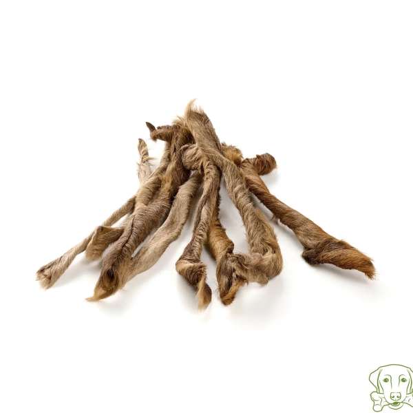 Hertenhuid met vacht kauartikel